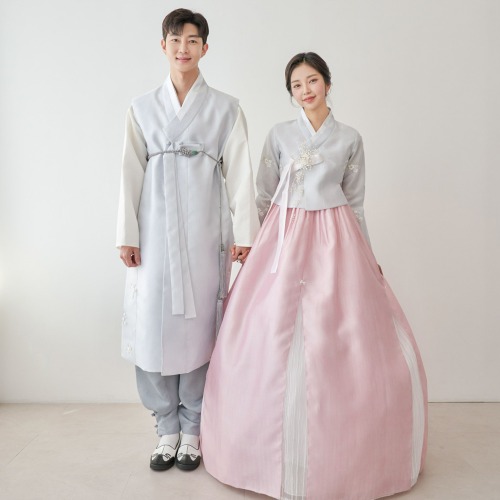 Min Hanbok Sunflower Wedding Bride Wedding Couple Shooting First Birthday Party Reception High-quality Traditional Customized Hanbok