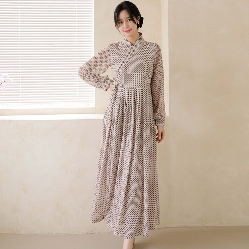 Minhanbok Bianca No. 14 Women&#039;s Measuring Cholic Dress Women&#039;s Improved Fusion Waist Skirt Dress daily hanbok