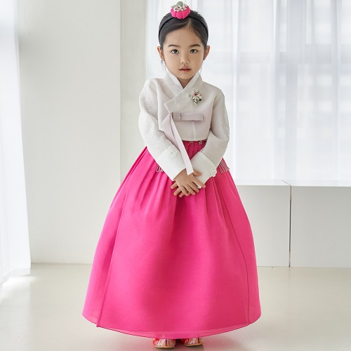 Min Han-bok Maria&#039;s Premium Traditional Girls&#039; High-Quality Hanbok Children&#039;s First Birthday Baby Dress Infant