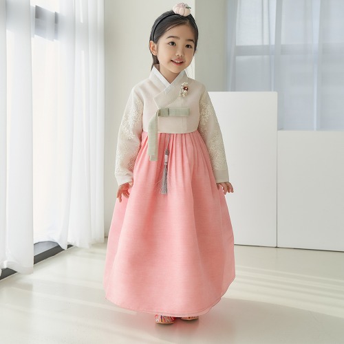 Min Han-bok Go Eun-ah&#039;s Premium Traditional Girls&#039; High-Quality Hanbok Facility Children&#039;s First Birthday Baby Dress Infant