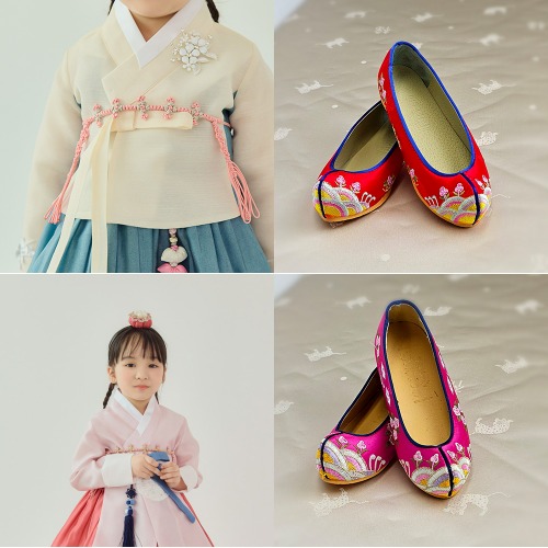 Girls&#039; Hanbok Accessories Shoes Belt Additional Components