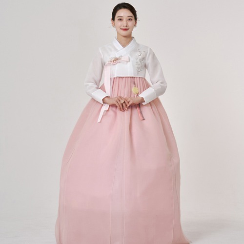 Minhanbok No. 539 Luxury Honju Women&#039;s Wedding Guest Adult Women&#039;s Elegant Traditional Customized Hanbok