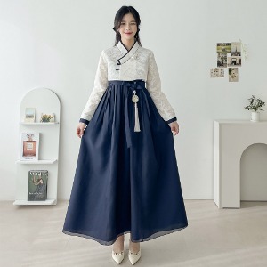 Min Han-bok No. 59 Bayesa Women&#039;s measuring cholic dress Women&#039;s improved fusion waist skirt dress daily hanbok