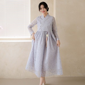 Minhanbok Dorothy No. 11 Women&#039;s Measuring Cholic Dress Women&#039;s Improved Fusion Waist Skirt Dress daily hanbok