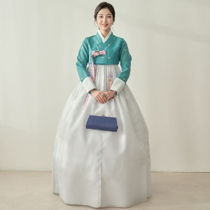 Min Hanbok Hanarin No. 396 Luxury Honju Female Wedding Guest Adult Female Elegant Traditional Hanbok