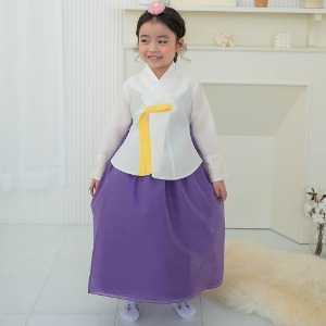 Minhanbok Grape Song Premium Traditional Girls&#039; High-Quality Hanbok Facility Children&#039;s First Birthday Baby Dress Infant
