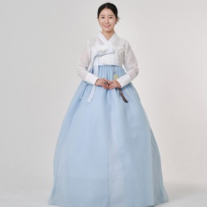 Minhanbok No. 509 Luxury Honju Women&#039;s Wedding Guest Adult Women&#039;s Elegant Traditional Customized Hanbok